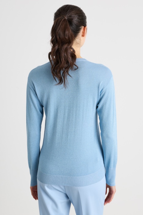 Maglia girocollo dritta