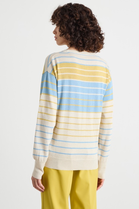 Maglia girocollo dritta