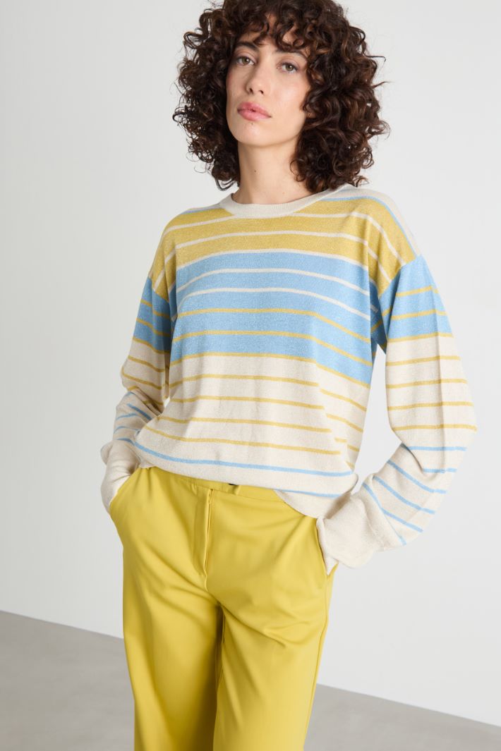 Straight-fit crew-neck jumper Intrend - 2