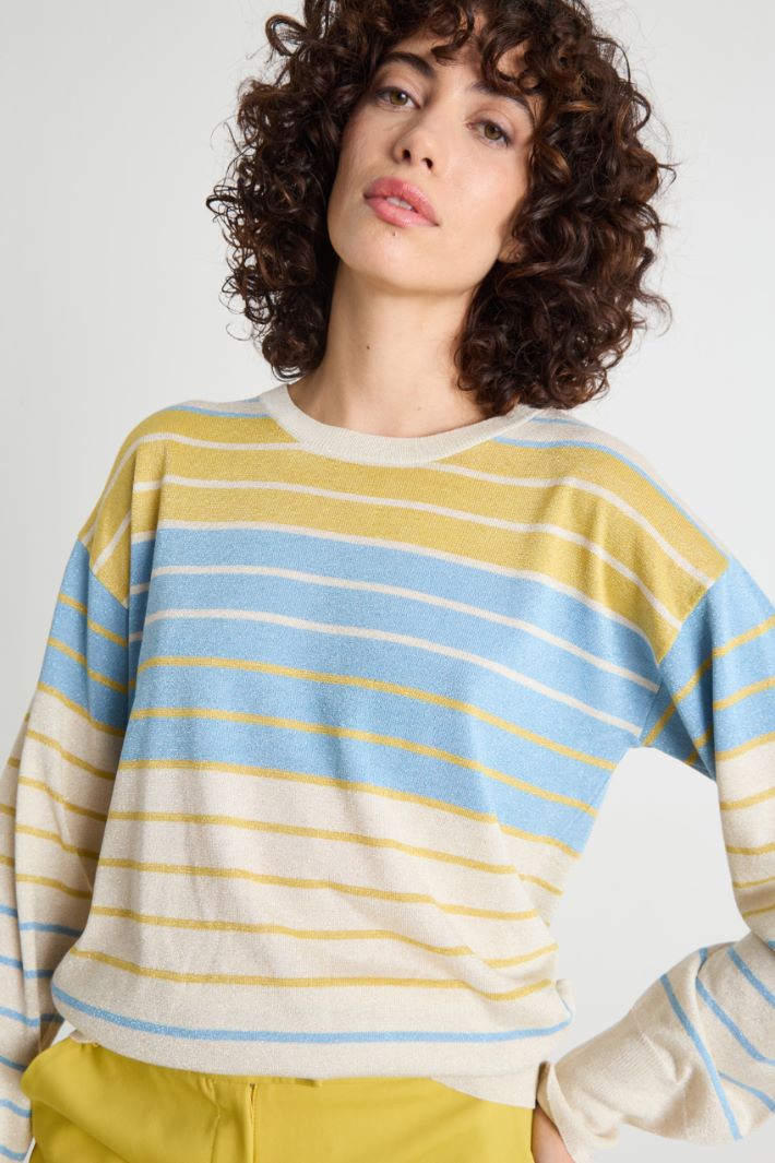 Straight-fit crew-neck jumper Intrend - 3