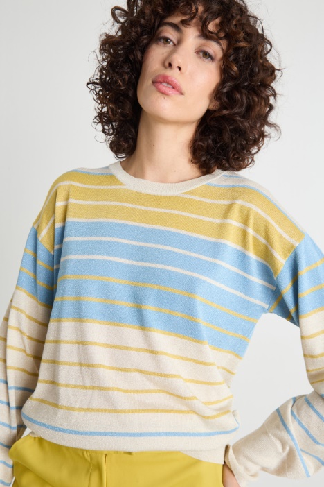 Maglia girocollo dritta