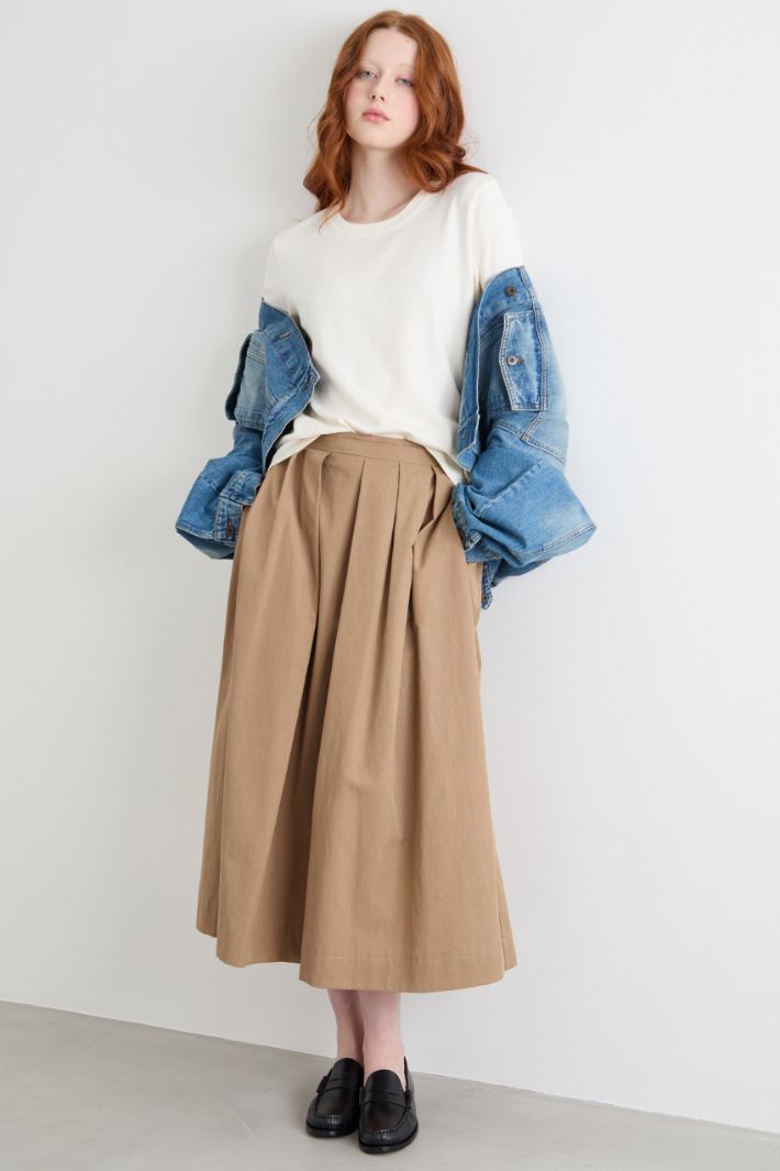 Short-sleeve knit top Intrend