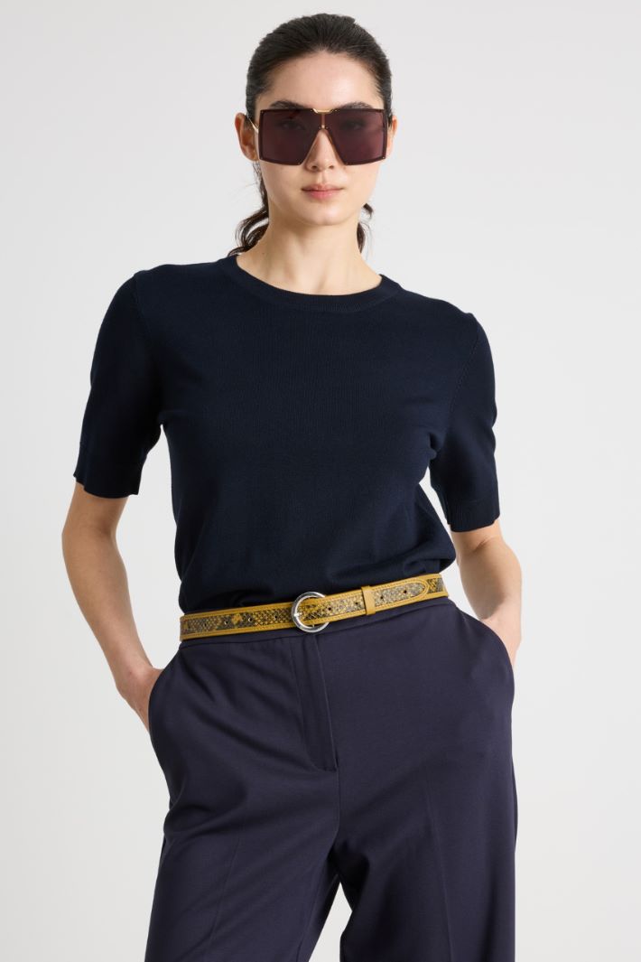 Short-sleeve knit top Intrend - 2
