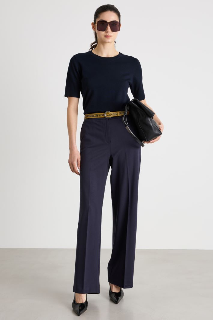 Short-sleeve knit top Intrend