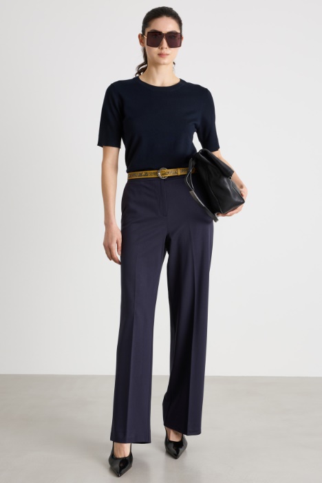 Short-sleeve knit top Intrend