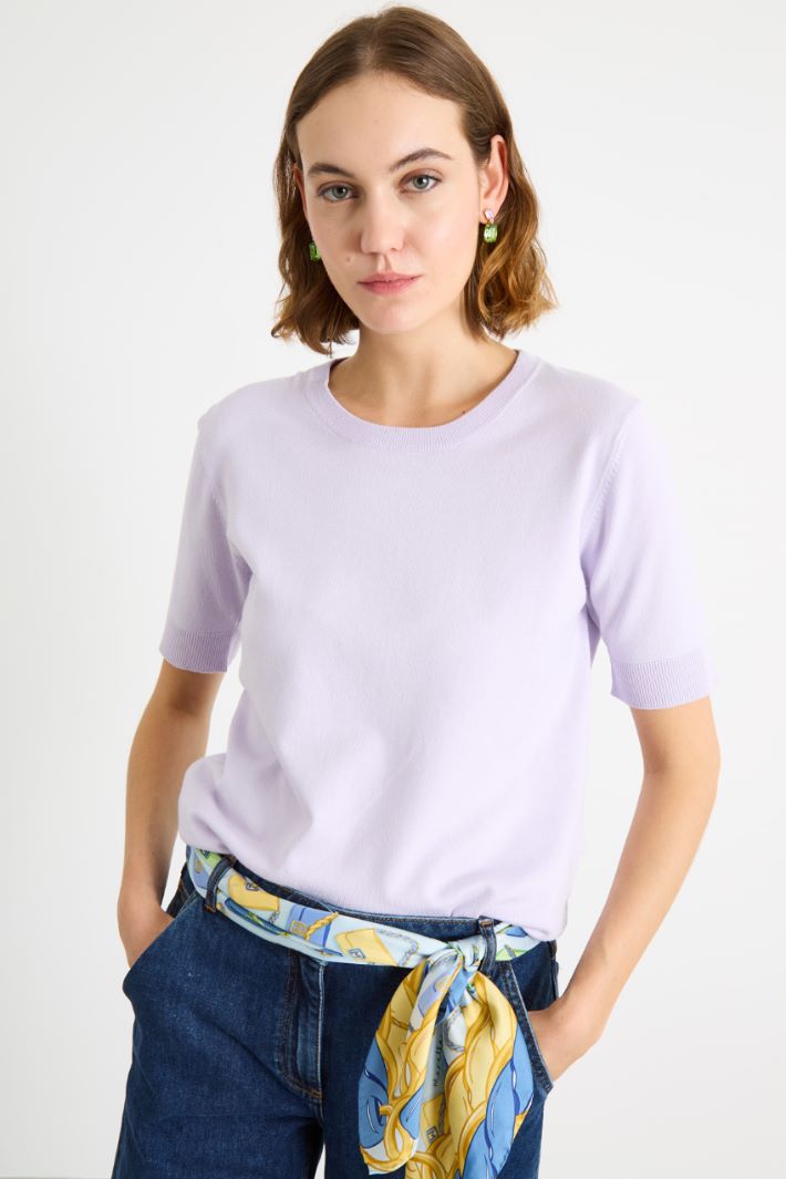 Short-sleeve knit top Intrend - 2