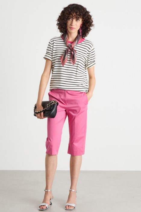 Short-sleeve knit top Intrend