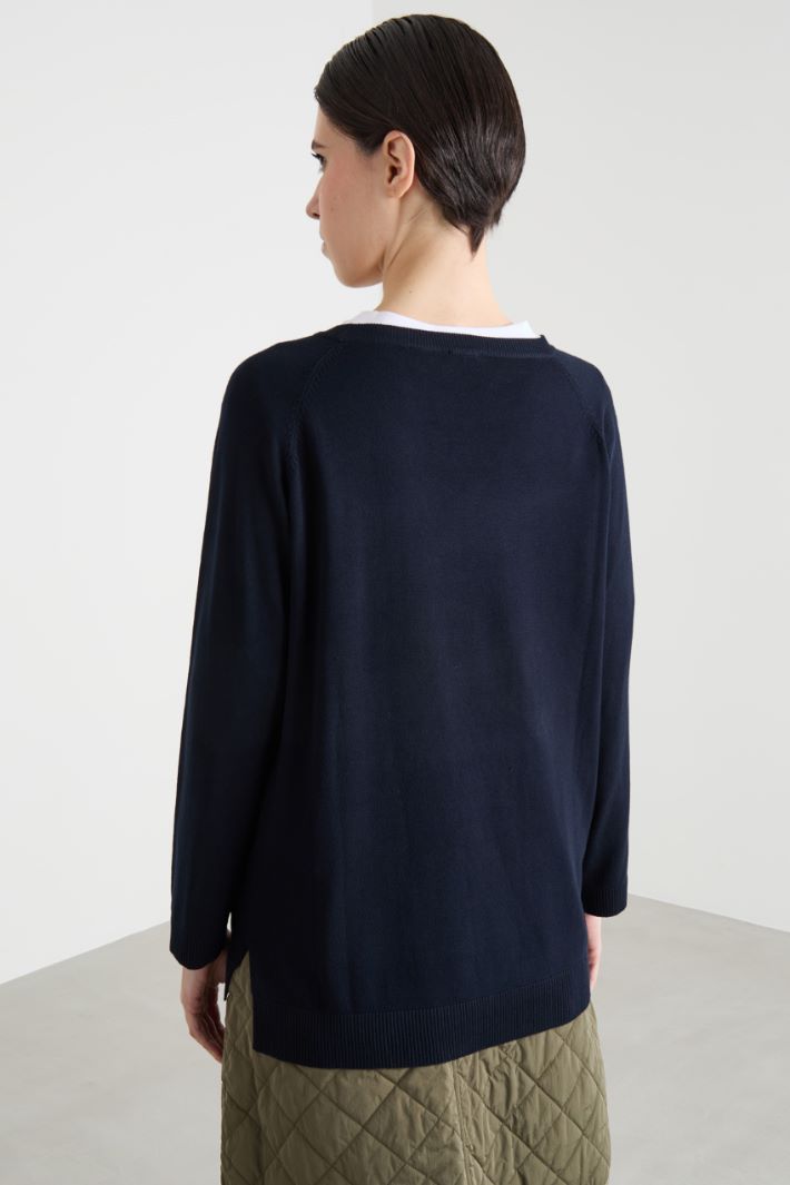Asymmetric hem jumper Intrend - 4