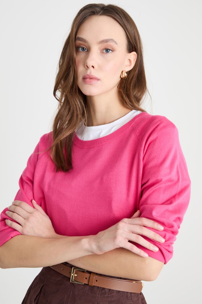 Asymmetric hem jumper Intrend - 3