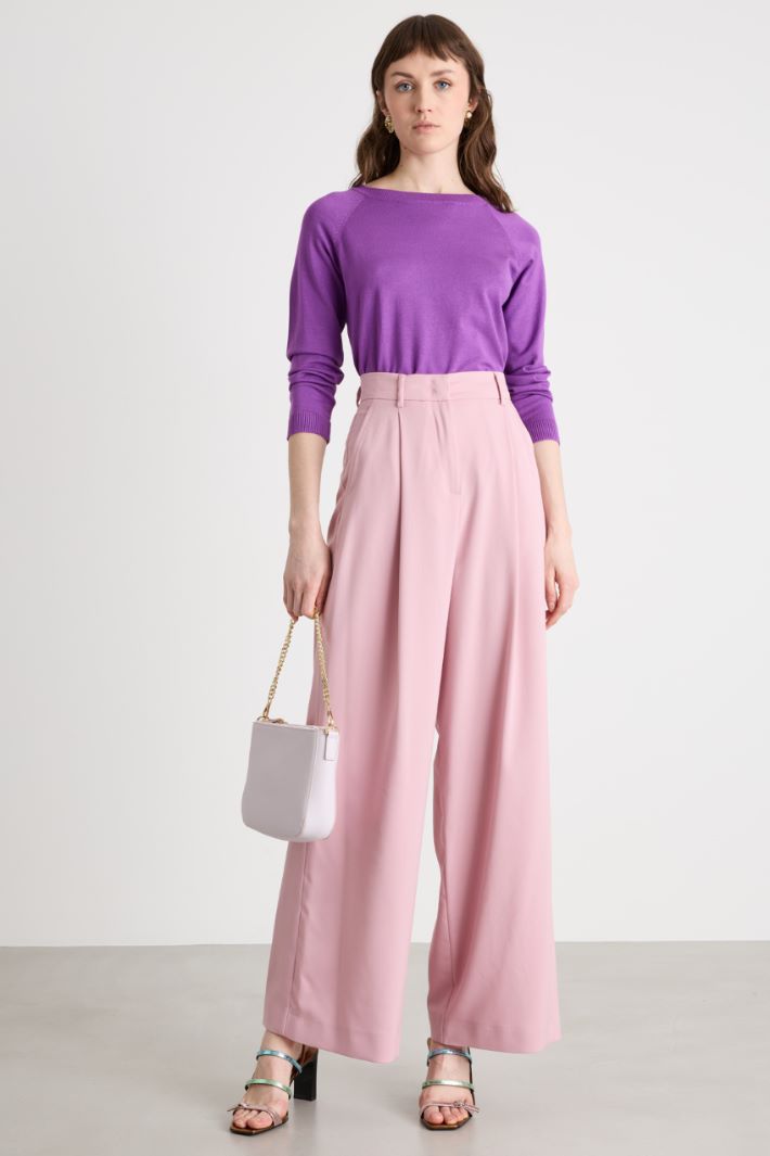 Asymmetric hem jumper Intrend