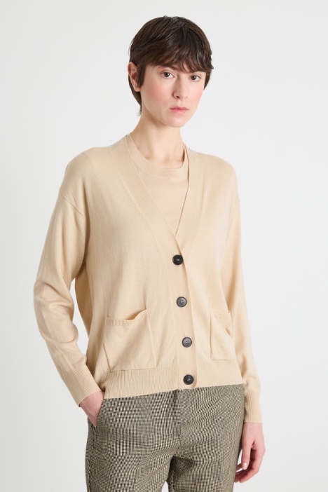 Wool and cashmere twin-set Intrend
