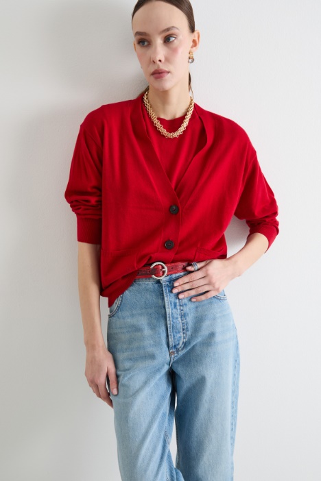 Wool and cashmere twin-set Intrend