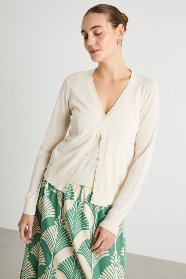 Silk and linen twin-set Intrend - 2