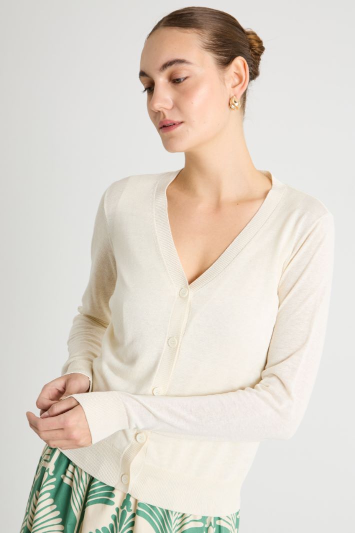 Silk and linen twin-set Intrend - 3