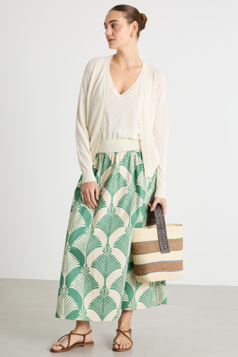 Silk and linen twin-set Intrend