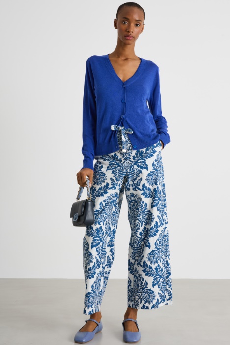 Silk and linen twin-set Intrend