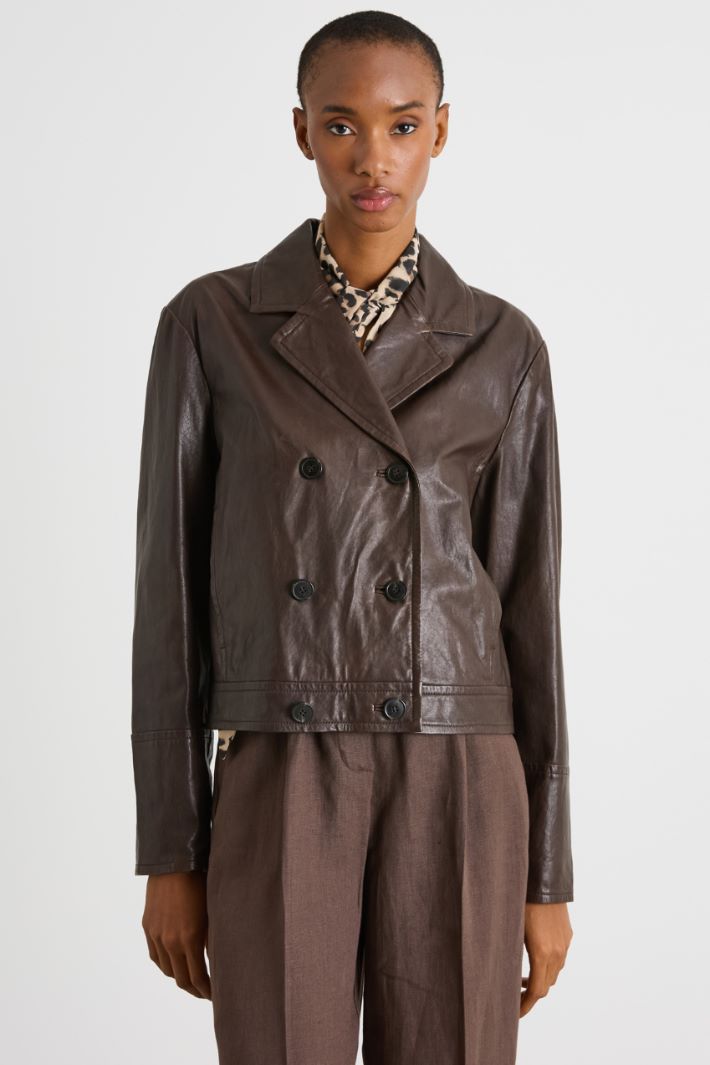 Double-breasted boxy jacket Intrend - 2