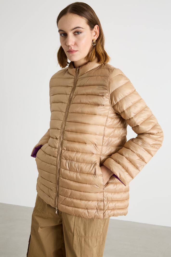 Two-tone reversible padded jacket Intrend - 2
