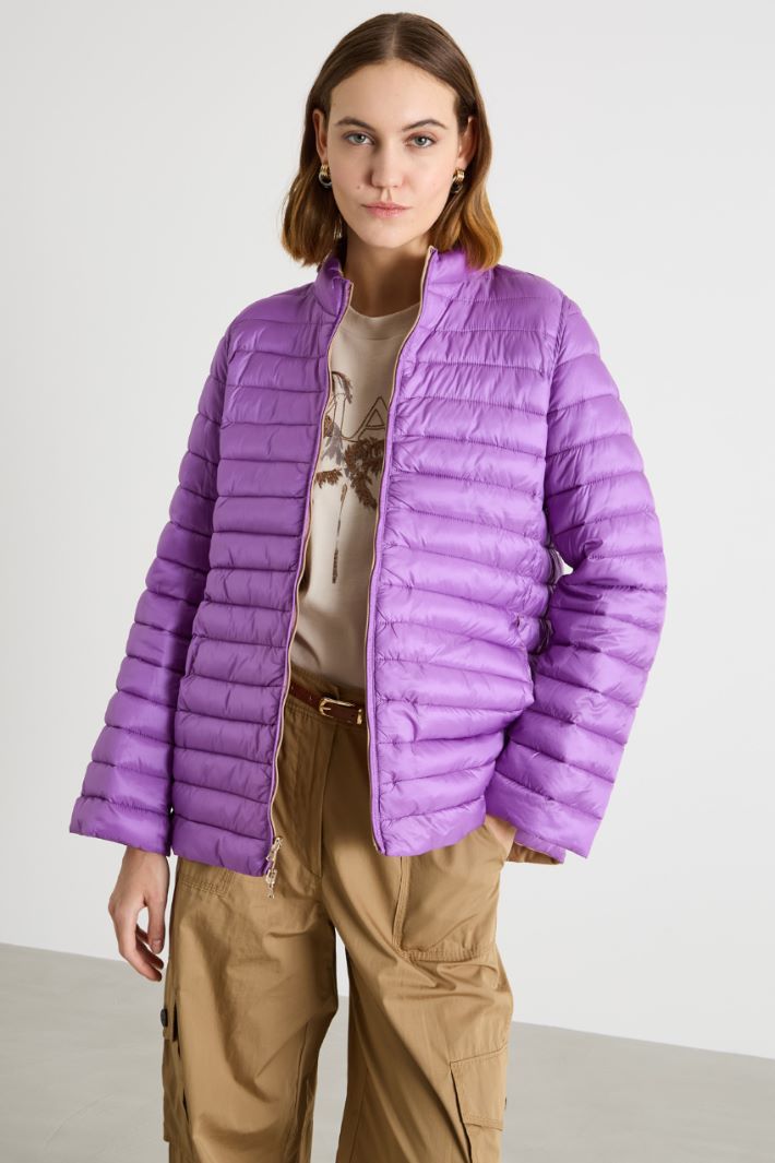 Two-tone reversible padded jacket Intrend - 4