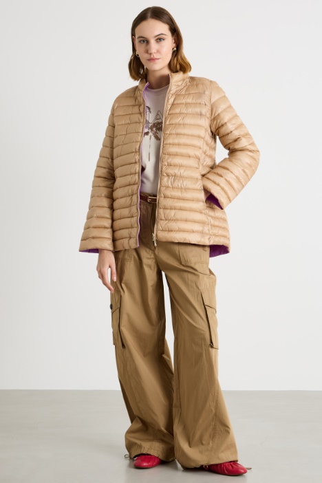 Two-tone reversible padded jacket Intrend