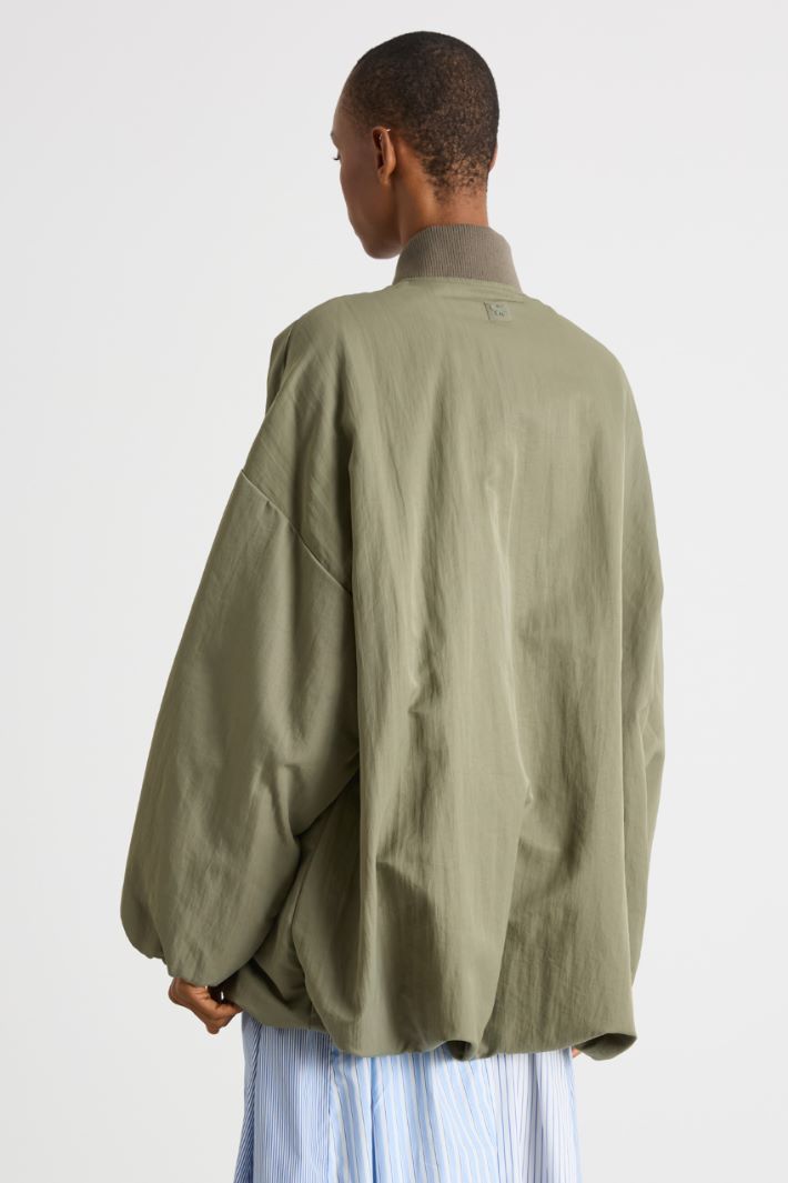 Water-repellent twill bomber jacket Intrend - 4
