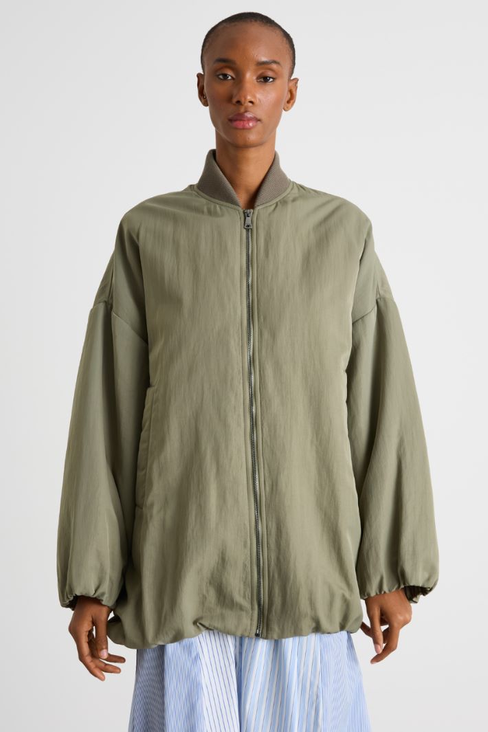 Water-repellent twill bomber jacket Intrend - 2
