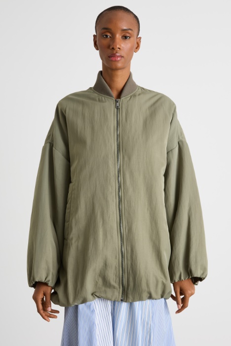 Bomber in twill antigoccia