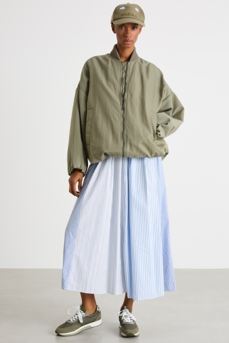 Water-repellent twill bomber jacket Intrend