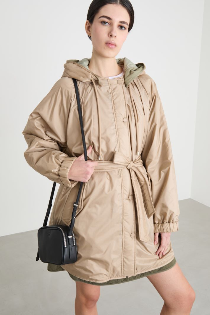 Reversible Water-Repellent Technical Canvas Parka Intrend - 2