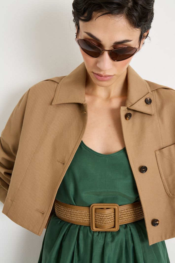 Cintura effetto rafia Intrend - 3