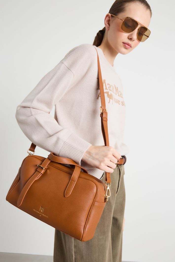 Maxi bowling bag in coated fabric Intrend - 5