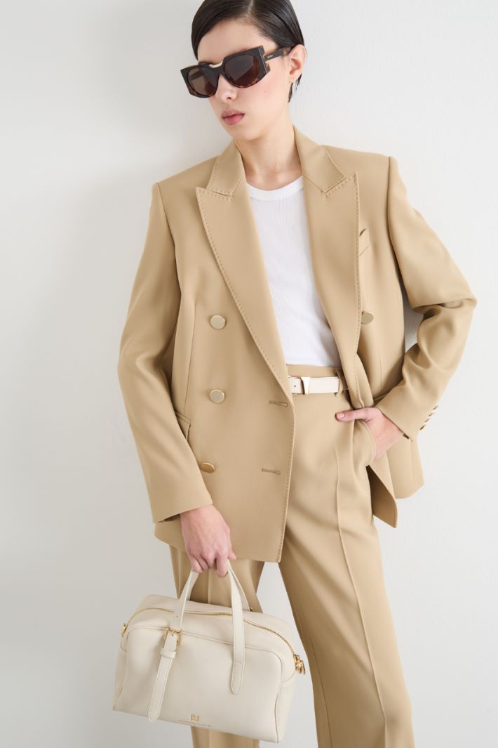 Maxi bowling bag in coated fabric Intrend - 5