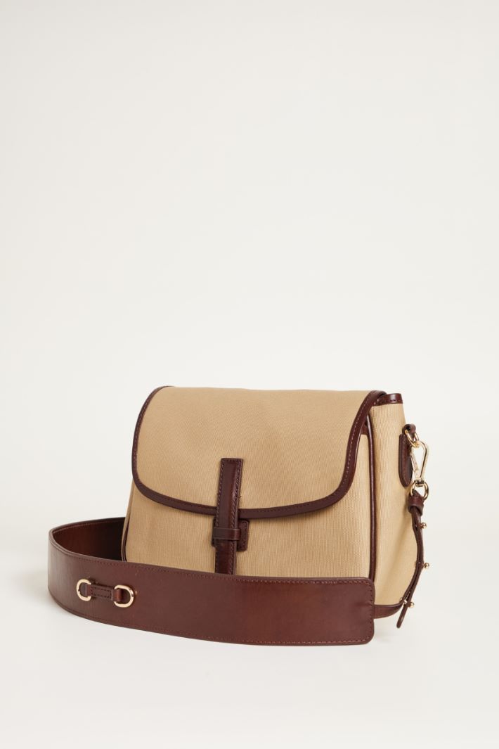 Borsa in tela e pelle Intrend - 2