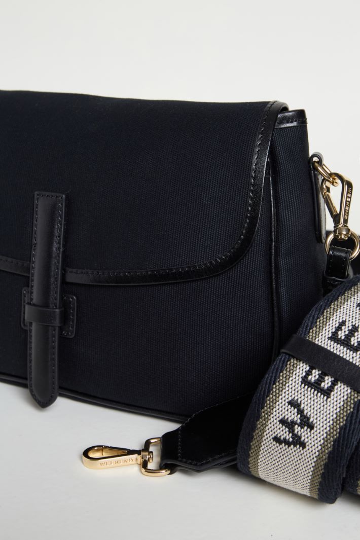 Borsa in tela e pelle Intrend - 4