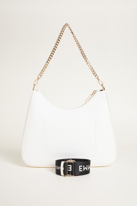 Bolso bandolera de tejido recubierto