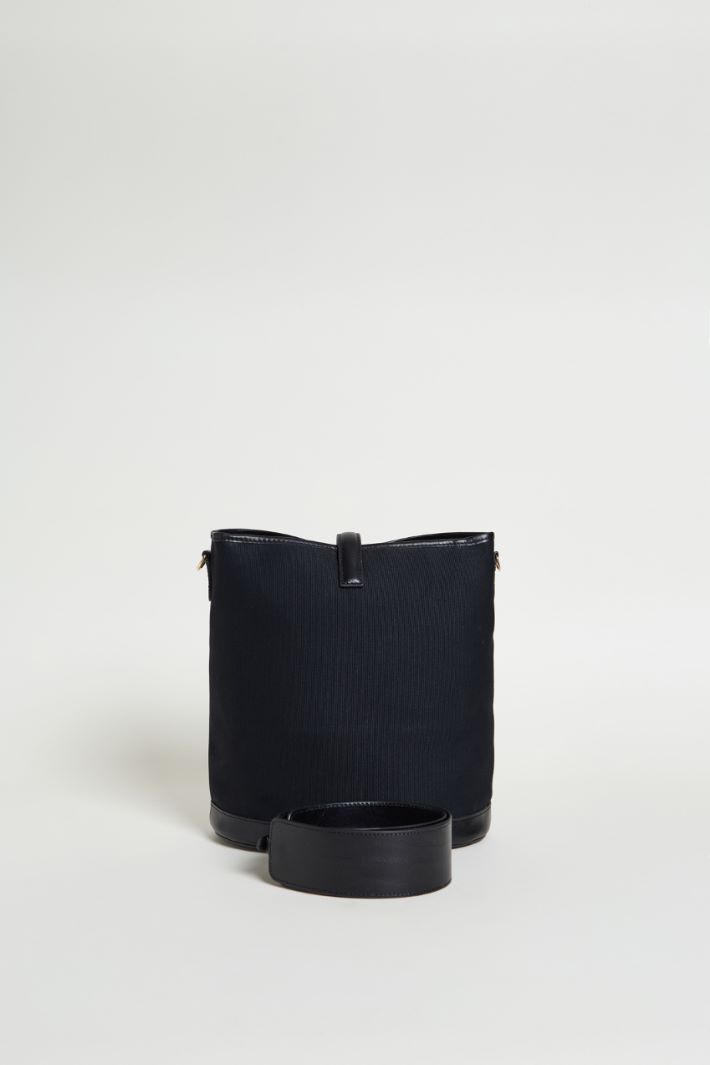 Secchiello in tela e pelle Intrend - 3