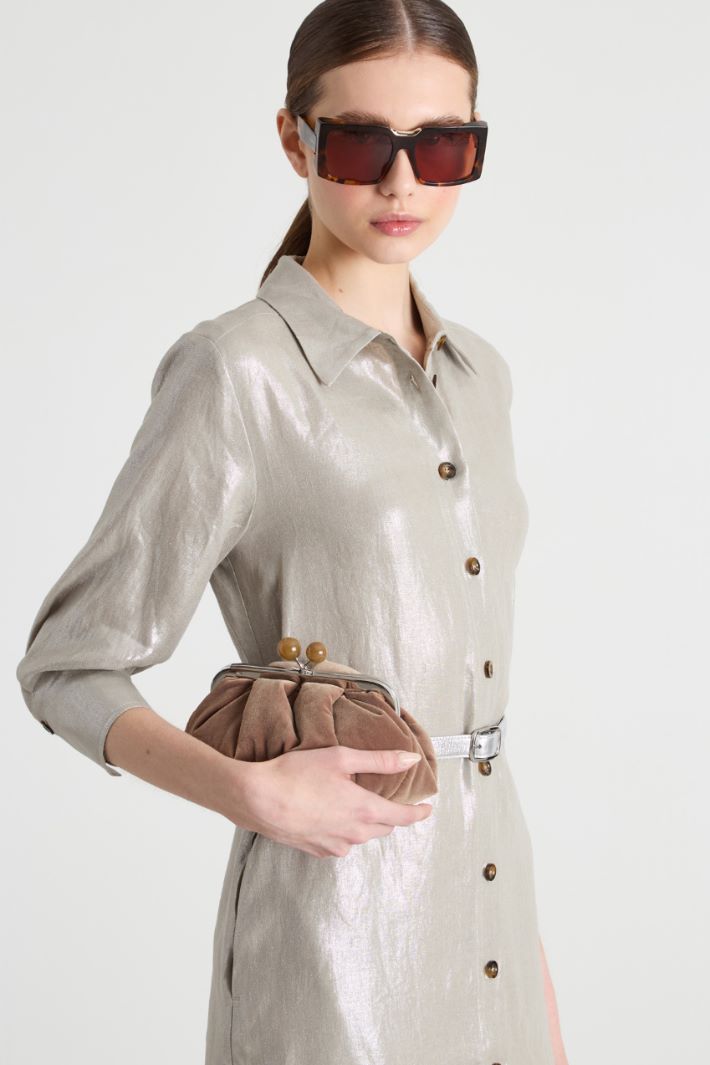 Velvet clutch Intrend - 5