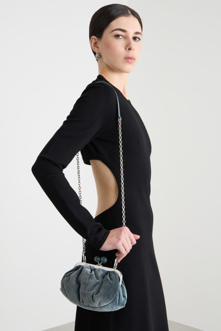 Velvet clutch Intrend - 5