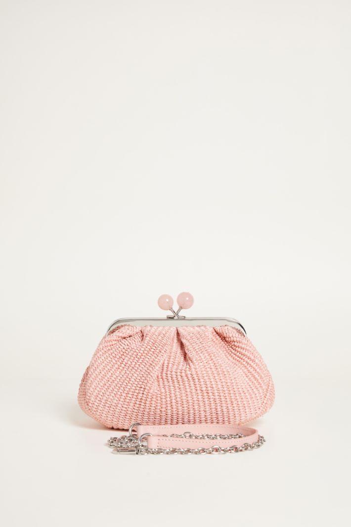 Raffia-effect clutch Intrend - 3