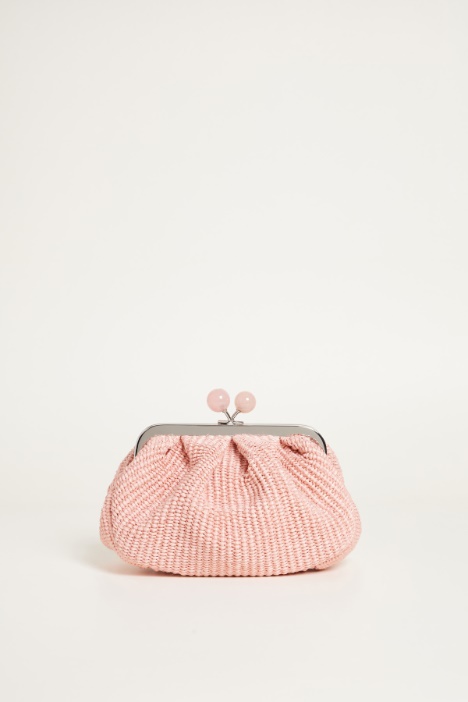 Raffia-effect clutch Intrend