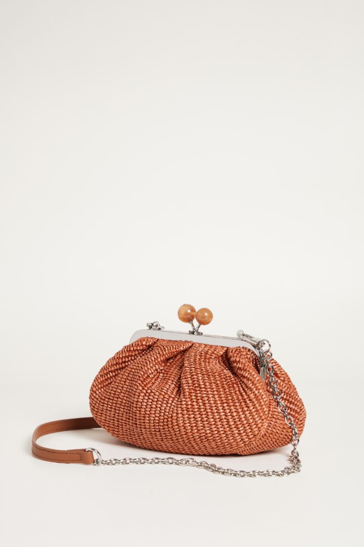 Raffia-effect clutch Intrend - 2