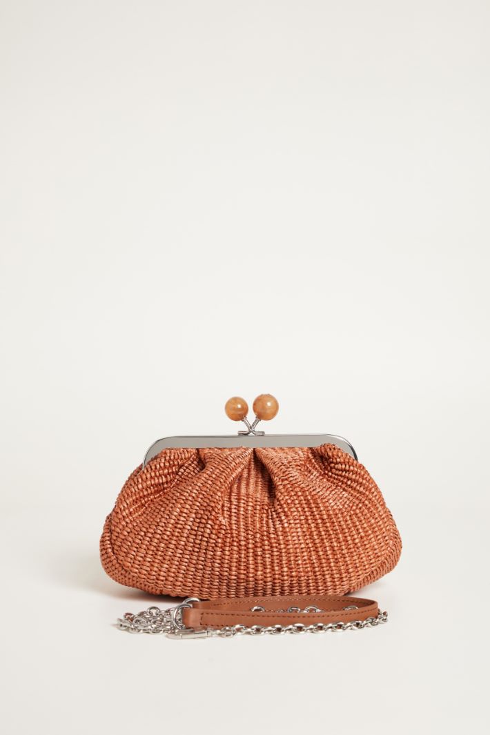 Raffia-effect clutch Intrend - 3