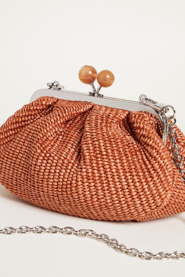 Raffia-effect clutch Intrend - 4