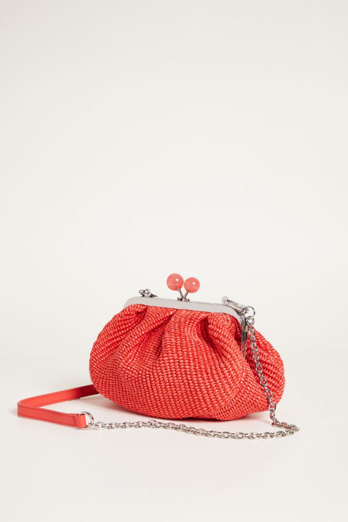 Raffia-effect clutch Intrend - 2