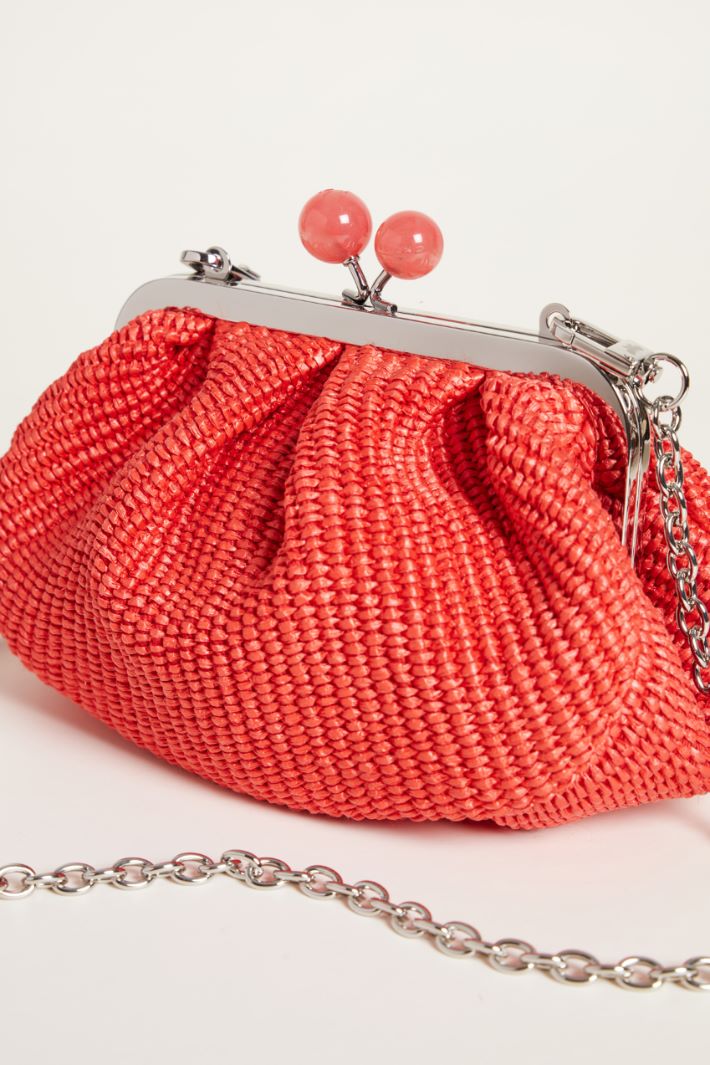 Raffia-effect clutch Intrend - 4