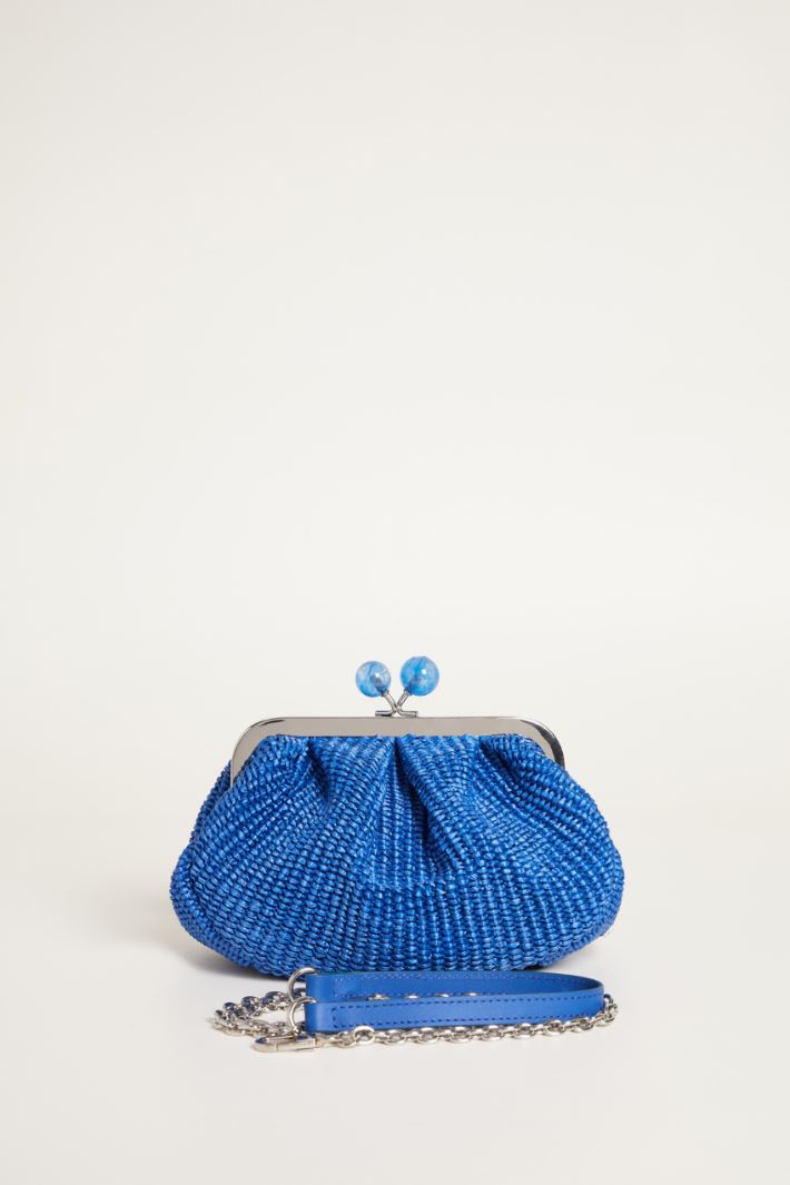 Raffia-effect clutch Intrend - 3