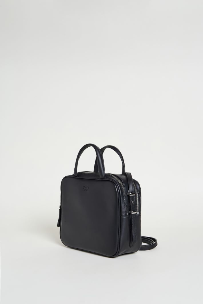 Borsa a bauletto piccola in pelle Intrend - 2