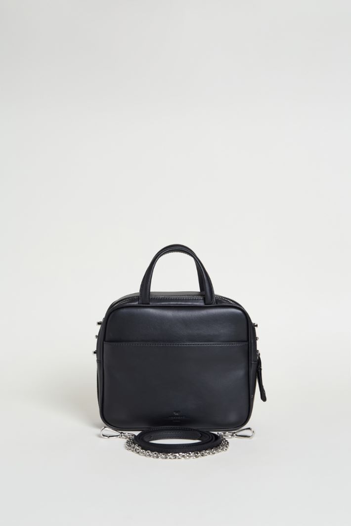 Borsa a bauletto piccola in pelle Intrend - 3