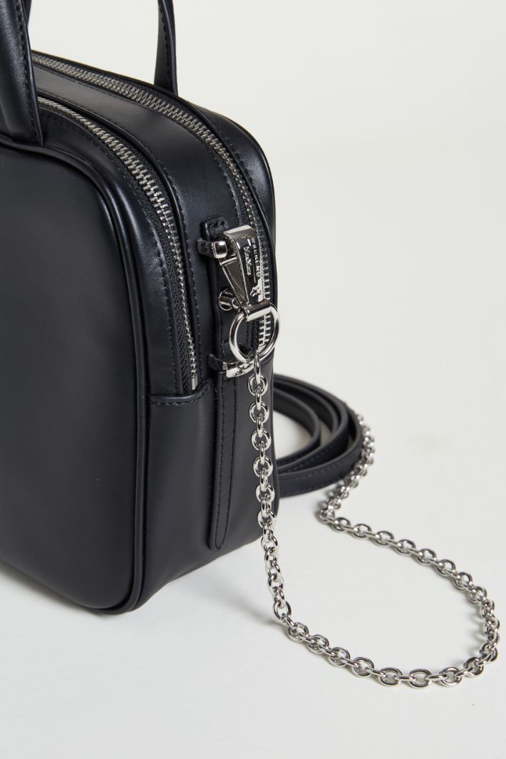 Borsa a bauletto piccola in pelle Intrend - 4