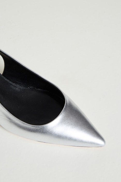 Slingback con tacco boule